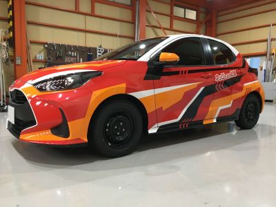 レース用カーラッピング